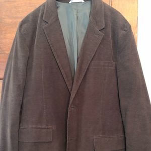 Men’s Gap Brown Cotton - Suede-esque Blazer - Size XL
